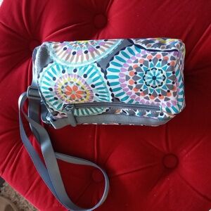 Vera Bradley Lighten Up Water Bottle Holder Sling Bag NWT